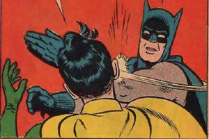 Robin a menudo era maltratado por Batman.